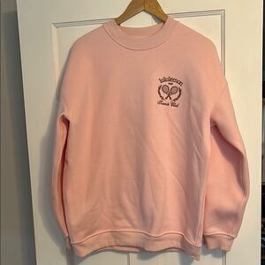 Lululemon Heavy Weight Fleece Pullover * Tennis Club